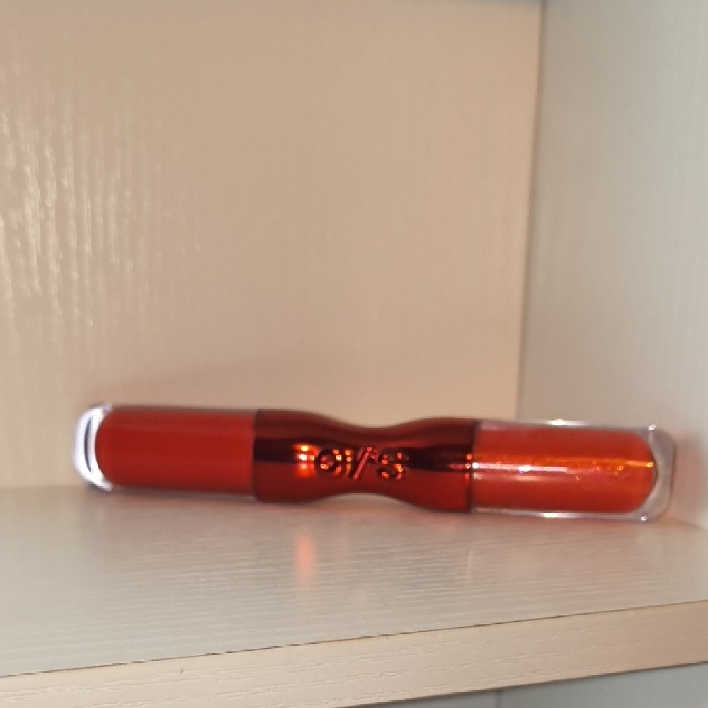 Orange Lip Gloss with Shimmer